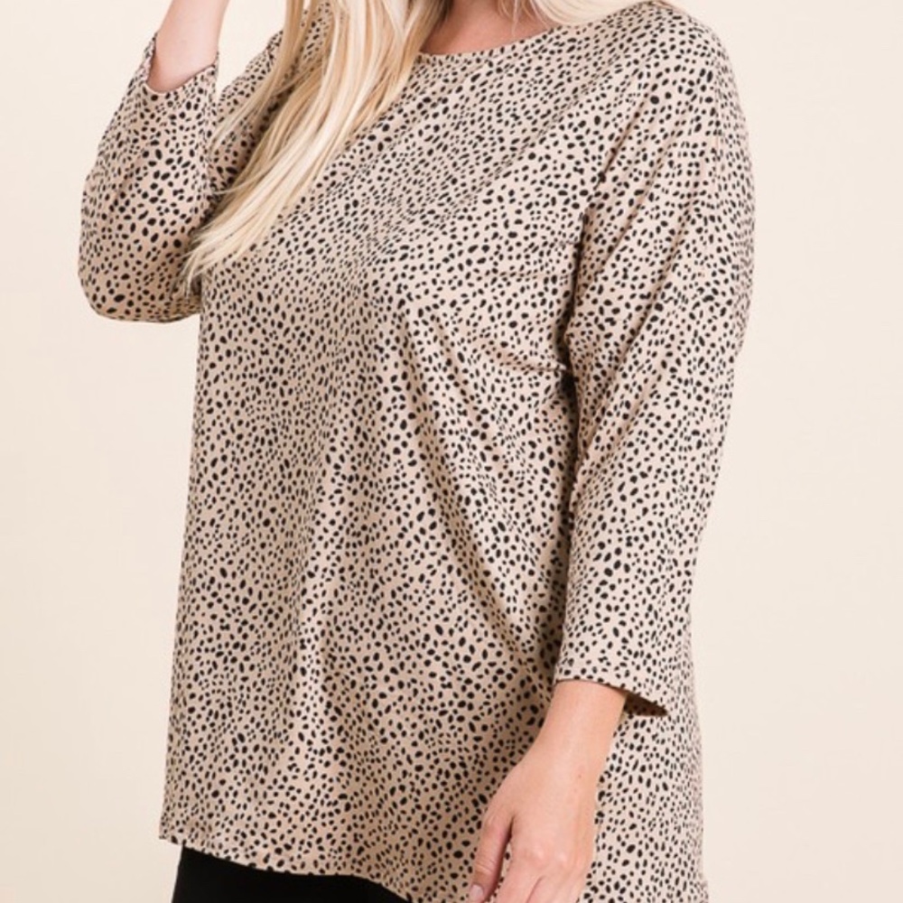 Plus Size Leopard Top